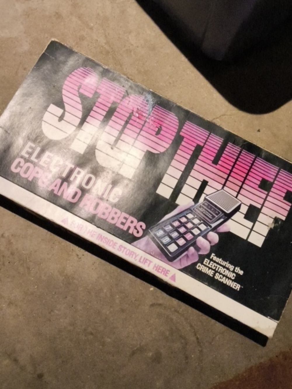Stop Thief Electronic Cops and Robbers Game - Black with Pink Graphics